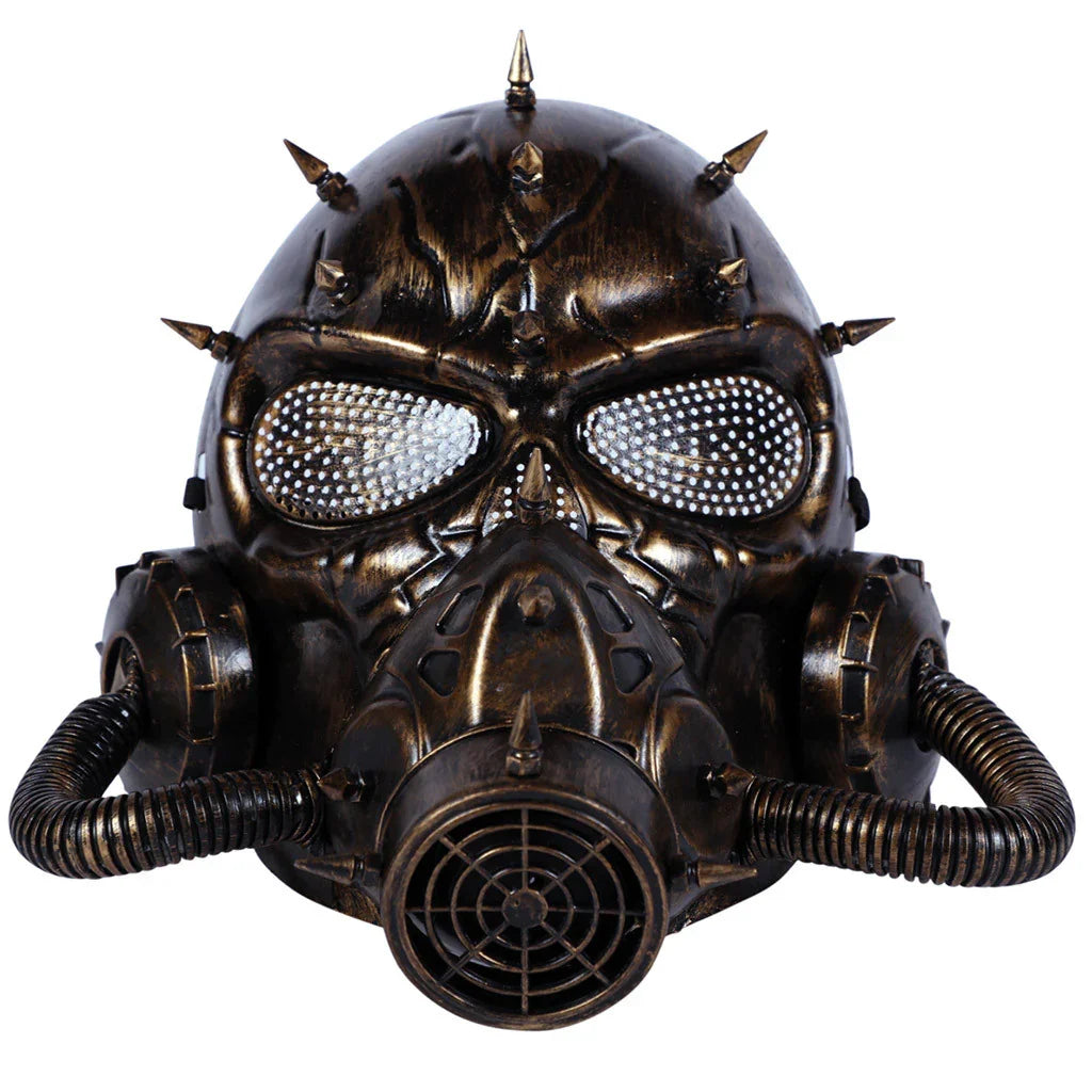 Máscara de Gas Steampunk Dorada Steampunk EuroCarnavales